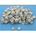 150 Silver Plated End Bead Caps Jewelry Beads 6.5mm