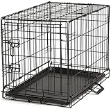 ProSelect Easy Dog Crates for Dogs and Pets - Black;  Small, Medium, Medium-Large, Large, Extra Large