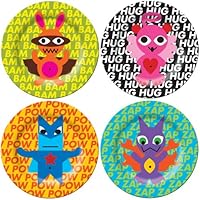French Bull Melamine Juice Cup Set, Superhero Kids, Set of 4
