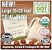 NaturOli Soap Nuts / Soap Berries. 15-20+ LOADS! - "Select" USDA CERTIFIED ORGANIC seedless soap nuts. Heavy-duty wash bag + 8-pg info & instructions. 100% chemical free. Rated "best" eco-friendly, natural laundry detergent. Green Dot Award Winner. (NEW LARGER SIZE! Replacing 5-load Sampler - BETTER VALUE!)