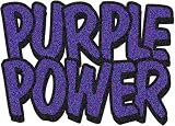 Purple Power Glitter Temporary Tattoos