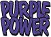 Sporting Goods : Purple Power Glitter Temporary Tattoos