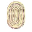 Botanical Isle Banana Oval Braided Rug