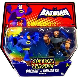 Batman Brave and the Bold Action League Mini Figure 2-Pack Batman Vs. Kanjar Ro