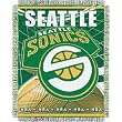 Seattle Supersonics NBA Triple Woven Jacquard Throw (019 Series) (48x60")"