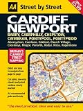 AA Street by Street Cardiff, Newport: Midi