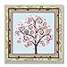 The Kids Room by Stupell Blue Owl in a Tree with Paisley Border Square Wall Plaque