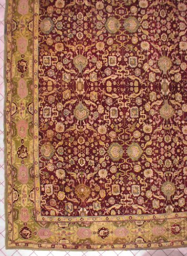 23x26 ANTIQUE 1900 AGRA ORIENTAL AREA RUG CARPET 