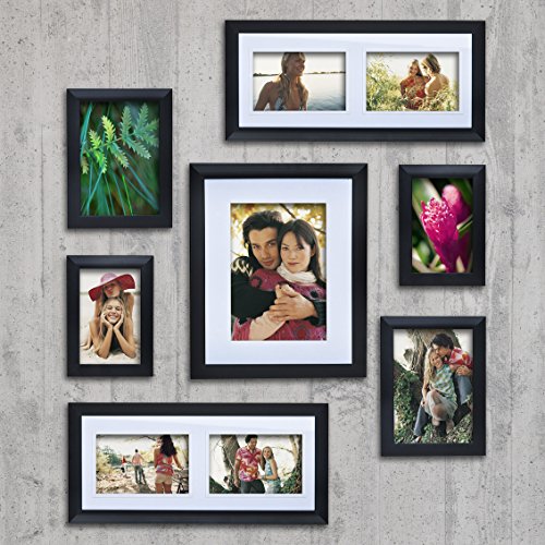 Philip Whitney Black Picture Frame Set (set of 7)
