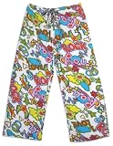 Bee Posh - Girls Rock N Roll Pajama Pant, White, Multi