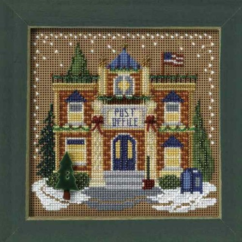 Post Office Beaded counted Cross Stitch Kit Mill Hill 2006 Buttons & Beads MH146303