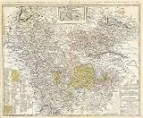 Historische Karte: F&uuml;rsthenth&uuml;mer Grubenhagen, Calenberg, Wolfenb&uuml;tel, Blankenburg mit dem Harz. 1786 (Plano)