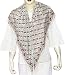 Summer Accessory Scarf Wrap Square for Women in Crepe Silk 44 x 44 inches (sqsrf087)