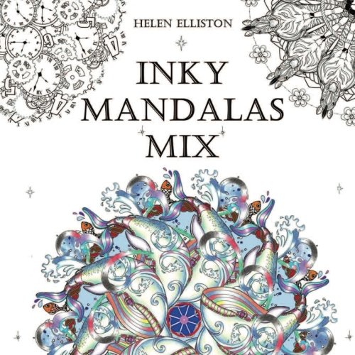 Inky Mandalas Mix: Themed Mandalas for relaxation (Inky Colouring Books) (Volume 4)