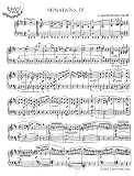 Sonata No. 15 Op. 28: Instantly download and print sheet music