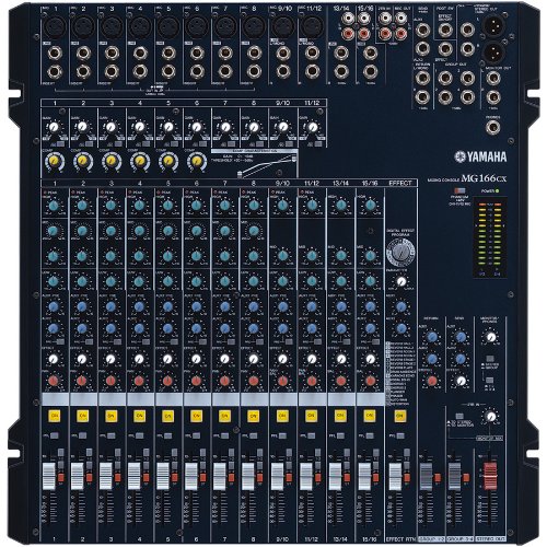 Childrens Toyshop  Musical Instruments : Yamaha MG166CX 16-Channel 6-Bus Analog Mixer
