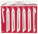Milwaukee 49-22-1126 7-Piece Super Sawzall Bi-Metal Blade Set
