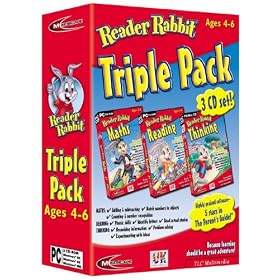 Reader Rabbit Triple Pack - Maths/Reading/Thinking 4 - 6 years