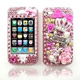 Ready to Ship within 24 48 hours 3D Pink Crown Juicy Bling Swarovski Crystals Cell Phone Case Cover Compatible for iPhone 4G and iPhone 4S 61NBaStEA4L. SL160 Ready to Ship within 24 48 hours 3D Pink Crown Juicy Bling Swarovski Crystals Cell Phone Case Cover Compatible for iPhone 4G and iPhone 4S