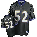 Baltimore Ravens 52 Ray Lewis Black Jerseys Authentic Football Jersey Size 48-56 (Please Select the Size When You Order, Can Do Drop Shipping)