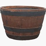 Ames Co. PBB2104OS Wine Barrel Planter