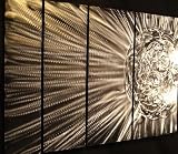 Abstract metal decor unique wall art by artist Ash Carl