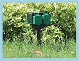 Waterproof Outdoor 4-plug Socket for your Festive Outside Lights
