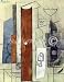 Artist Pablo Picasso Poster Print of Painting Guitar Gas-Jet and Bottle