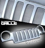 02-04 Jeep Liberty Sportmesh Style Grill Shell All Chrome