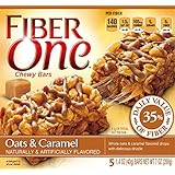 Fiber One Snacks Fiber One 90 Calorie Chewy Bars Oats and Caramel, 5 Bars, 7.0 oz.