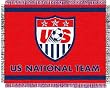 USA Home Field Advantage Woven Tapestry Throw Blanket - Soccer Fan Shop Sports Team Merchandise