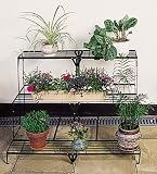 RECTANGLE 3 TIER PLANT STAND (136R)-AN ATTRACTIVE FEATURE TO ANY ROOM.