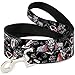 Buckle Down DL-6FT-WJK028-N Black/Gray Joker Pet Leash, 6 Feet Long-1/2 Wide