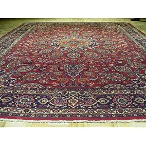 Hand Knotted 10x13 Handmade Wool Persian Area Rug G90
