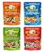 Wellness Healthy Indulgence Grain-Free Cat Food Variety Pack - 4 Flavors (Tuna, Turkey & Chicken, Salmon & Tuna, and Chicken & Chicken Liver Recipes) - 3oz Each (4 Total Pouches)