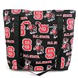 NC State North Carolina State University Wolfpack Tote Bag Cotton with WATERPROOF LINING UNDERSIDE Travel, Baby, Diapers, Sports Gym or Beach Cute Best Unique GIFT IDEA for Him Her Man Men DAD MOM Mother Woman Women Ladies