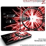 DJ Hero Skin Lightning Red fits Nintendo Wii DJ Heros (DJ HERO NOT INCLUDED ....
