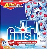 Finish Powerball Tablets, Orange Scent, 32-Count