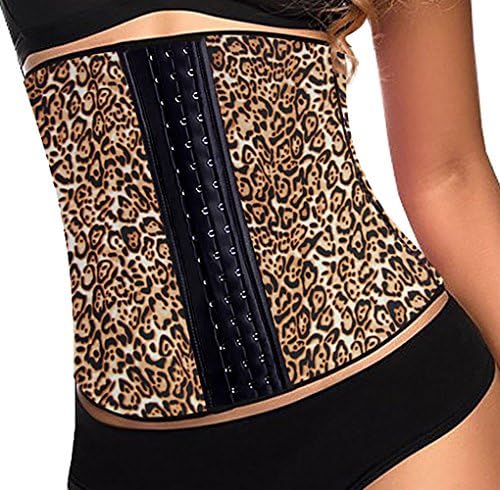 Fashion's Talk® Women's Workout Waist Trainer Latex Cincher Steel Boned 3 Hooks