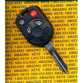 2009 09 FORD FUSION INTEGRATED KEY REMOTE