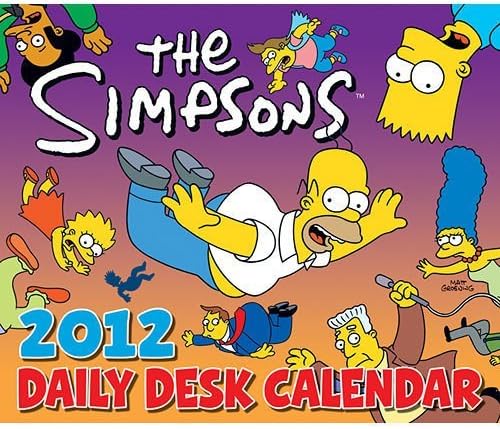 The Simpsons DAILY 365 Page-A-Day /Boxed/ Desk Calendar 2012