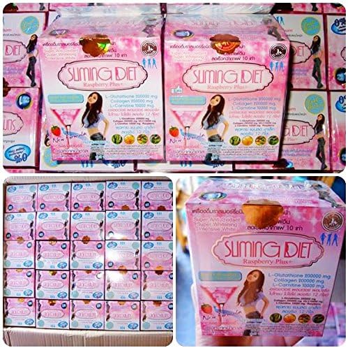 12 Boxes X Result Within 7 Days Slimming Diet Juice Plus Whitening Glutathione 200000mg, L- Carnitine, Collagen, Vitamin C Plus. (1 Box = 10 Sachets) Fish Collagen (Anti- Aging, Whitening, Reduce Acne, Firming, Remove Freckles, Reduce Scar)