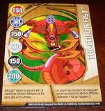 BAKUGAN SEASON 2 VESTROIA NEW LOOSE METAL GATE CARD TRI-COLOR FIST 21/48q