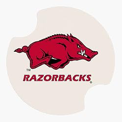 University of Arkansas Carsters - Coasters for Your Car