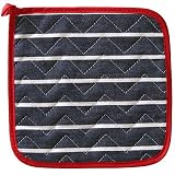 Now Designs Black & White Stripe Butcher Potholder