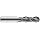 Niagara Cutter AB245 Carbide End Mill for Aluminum, TiCN Coated, 2 Flutes, Ball End