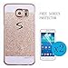 Samsung Galaxy S6 Case,Doopoo TM Luxury Bling Diamond with Crystal Rhinestone Vibrant Trendy Color Slider Style Hard pc Case for Samsung Galaxy S6 (Samsung Galaxy S6, Gold)