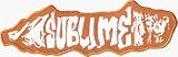 Sublime - Brown & White Joint Logo from Second Hand Smoke - Embroidered Iron On or Sew On Patch