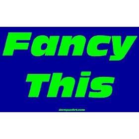 Fancy This Large Bumper Sticker