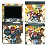 Pokemon Gold Silver Pearl game SKIN 3 Nintendo GBA SP